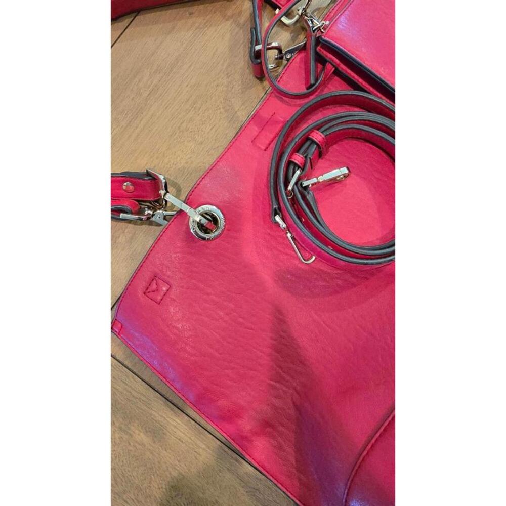 Calvin Klein Sonoma Reversible Tote Bag with Pouch – Red (Large) - Picture 2 of 7